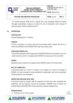 Fo
Du
qua
3.0 
DE
CO
Hyu
 
VE
The
furn
 
PU
A d
cer
 
GO
Equ
 
BIL
A d
GO
for 
 
INS
A d
sati
mat
 
PR
1) 
PACKING
or w