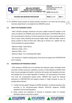 5.1.16 VE
ins
5.2 
HE
W
nat
the
thr
gra
rec
- M
- M
- M
- M
An
prio
5.3 
HA
 W
and
item
and
mu
doc
pos
1) 
2) 
PACKING
