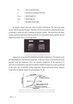 Charpy Impact Test Procedure and Analysis | PDF | Fracture | Ductility