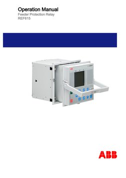 REF 615 Relay Manual | PDF | Electrical Engineering | Electromagnetism