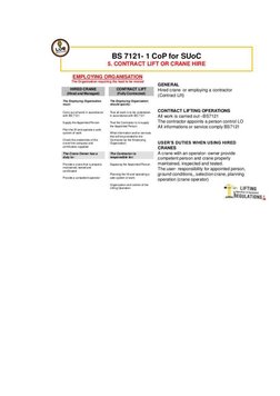 BS 7121 1 Code of Practice For Safe Use of Crane PDF | PDF