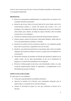 3 
 
 
recursivo, pues creemos que de lo que se trata es de intentar responder en cada momento 
a esta pregunta fundament
