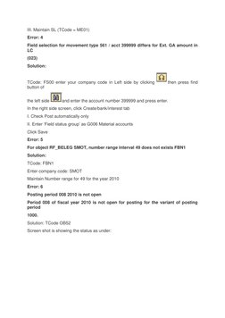 SAP MM Common Errors and Solutions | PDF | Economies | Business