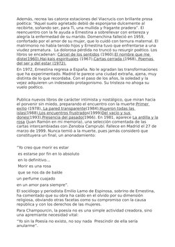 Además, recrea las catorce estaciones del Viacrucis con brillante prosa 
poética: “Aquel suelo agrietado debió de esponjarse