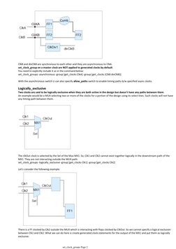Understanding Set Clock Groups in VLSI | PDF | Electrical Engineering ...