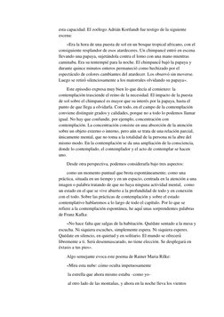 esta capacidad. El zoólogo Adrián Kortlandt fue testigo de la siguiente 
escena:  
«Era la hora de una puesta de sol en un bo