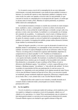 La vía amoris avanza a través de la contemplación de un rostro (plasmado 
exteriormente o recreado interiormente) o por medio