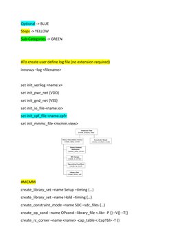 Innovus Command Reference Guide | PDF | Electronics | Computer Engineering