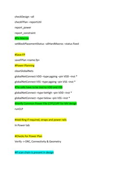 Innovus Command Reference Guide | PDF | Electronics | Computer Engineering