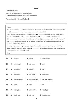 b1 Unit 10 Progress Test | PDF