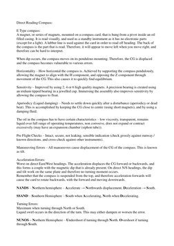 Direct Reading Compass: 
 
E Type compass: 
A magnet, or series of magnets, mounted on a compass card, that is hung from a