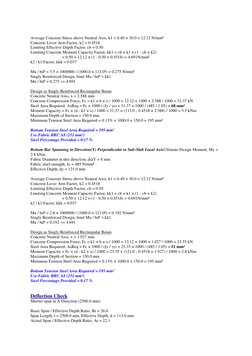 Average Concrete Stress above Neutral Axis, k1 = 0.40 × 30.0 = 12.12 N/mm² 
Concrete Lever Arm Factor, k2 = 0.4518 
Lim
