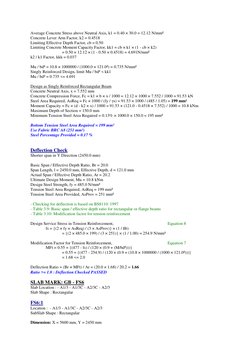 Average Concrete Stress above Neutral Axis, k1 = 0.40 × 30.0 = 12.12 N/mm² 
Concrete Lever Arm Factor, k2 = 0.4518 
Limit