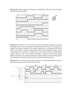 Ejercicio	  20.-­	  Dado	  el	  siguiente	  cronograma	  de	  LogicWorks,	  rellena	  los	  valores	  del	  grafo