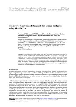 Transverse Design of Box Girder Bridge | PDF | Strength Of Materials ...