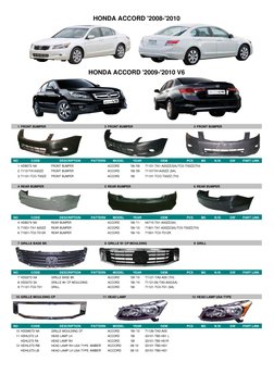 Honda Accord Body Parts Catalog | PDF | Original Equipment