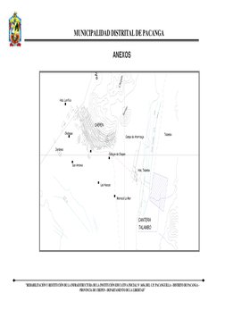 MUNICIPALIDAD DISTRITAL DE PACANGA
“REHABILITACIÓN Y RESTITUCIÓN DE LA INFRAESTRUCTURA DE LA INSTITUCIÓN EDUCATIVA INICIAL N°