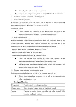 www.chinee.net (http://www.chinee.net)
5
★
Grounding should be checked once a month.
★
No grounding is regarded as giving up