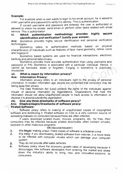 Chapter 6 
Example: 
For example when a user wants to login to his email account, he is asked to 
enter username and passwo