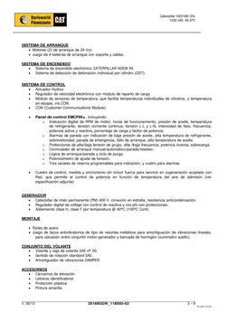 Caterpillar G3516B CHL 
 
1030 kW, 45,5ºC 
 
 
 
 
 
V. 06/13  
3516BGGW_118050-02 
3 – 9 
PC-02-F 01/01 
SISTEMA DE ARRANQ