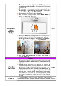 TRANSFERENCIA 
DE LO 
APRENDIDO  
ACTIVIDAD 3 
 
 
 
 El docente se enfoca en el periodo