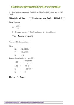 Simple Interest Problems and Solutions | PDF | Liability (Financial ...