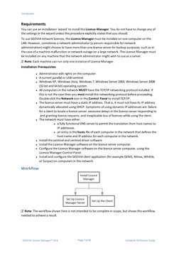 Introduction
Requirements
You can use an installation 'wizard' to install the Licence Manager. You do not have to change any