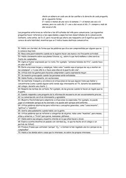 CCC-2: Evaluación de Comunicación Infantil | PDF | Comunicación