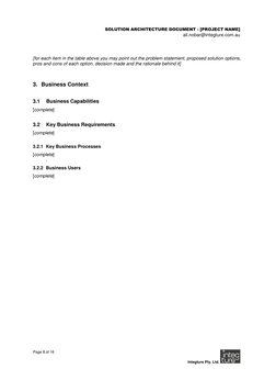 Solution Architecture Document Template | PDF | Scope (Computer Science ...