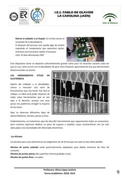 Profesora: Alicia López Justicia 
Curso académico: 2018- 2019 
 
ER-0734/2009   
 
 
 
I.E.S. PABLO DE OLAVIDE 
LA CAROLINA