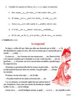 Ejercicios sobre C, S y Z para Niños | PDF | Artes del Lenguaje y ...