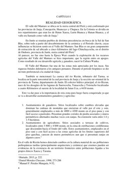 4 
 
CAPÍTULO I 
REALIDAD GEOGRÁFICA 
 
El valle del Mantaro se ubica en la sierra central del Perú y está conformado por 
la