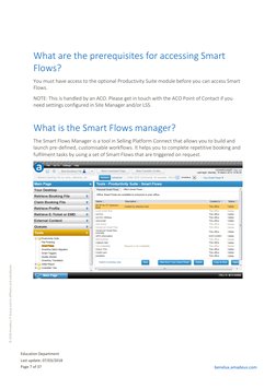 Amadeus Selling Platform Connect Smart Flows (Basic) : Training Module ...