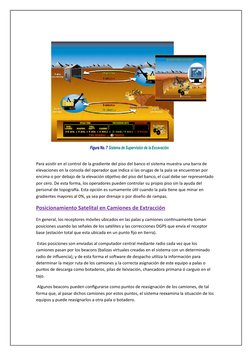 Para asistir en el control de la gradiente del piso del banco el sistema muestra una barra de 
elevaciones en la consola del