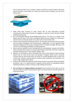 well as personal items such as jewelry, watches and belts. As metal conducts electricity, 
anyone touching a metal object as