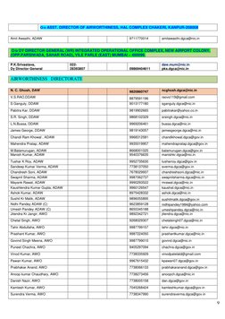 9 
 
 
 
 
 
 
 
 
O/o ASST. DIRECTOR OF AIRWORTHINESS, HAL COMPLEX CHAKERI, KANPUR-208008 
Amit Awasthi, ADAW 
 
 
 
97117