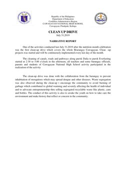 Republic of the Philippines 
Department of Education 
Cordillera Administrative Region 
CAWAGAYAN NATIONAL HIGH SCHOOL 
Cawag