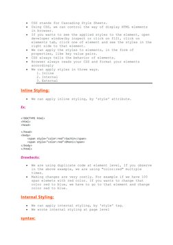 HTML and CSS Basics Explained | PDF | Html Element | Cascading Style Sheets