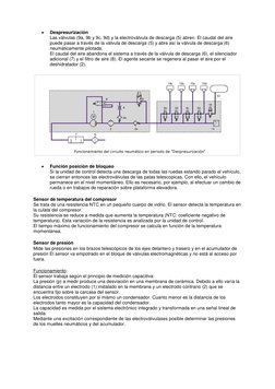  
Despresurización 
Las válvulas (9a, 9b y 9c, 9d) y la electroválvula de descarga (5) abren. El caudal del aire 
puede pasa