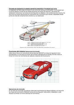 Concepto de regulación en estados operativos específicos Circulación por curva 
La regulación se interrumpe al circular en un