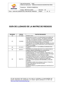 Tipo de Documento:     GUIA
Ámbito de Aplicación:   UNIDAD DE NEGOCIO MARKETING PERU
Propietario:   TECNICA COMERCIAL
Código: