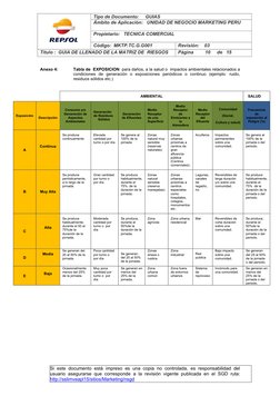 Tipo de Documento:     GUIAS
Ámbito de Aplicación:   UNIDAD DE NEGOCIO MARKETING PERU
Propietario:   TECNICA COMERCIAL
Código