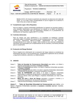 Tipo de Documento:     GUIA
Ámbito de Aplicación:   UNIDAD DE NEGOCIO MARKETING PERU
Propietario:   TECNICA COMERCIAL
Código: