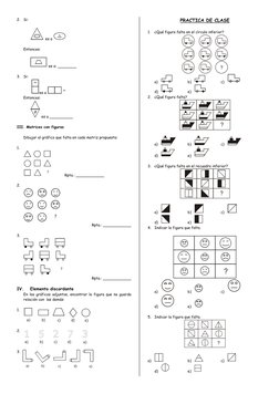 2. Si: 
 
 
 
 es a 
 
 
 
Entonces: 
 
 
 
 es a: ________ 
 
3. Si: 
 
 
 
es a  
 
Entonces: 
 
 
 es a __________ 
 
III.