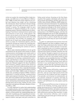 27
Rev Logop Fon Audiol 2007, Vol. 27, No. 4, 173-186
IMPLEMENTING TEACCH EDUCATIONAL INTERVENTION PRINCIPLES AND COMMUNICATI