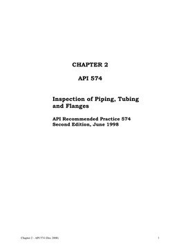 API 574 Inspection Practices Overview | PDF | Pipe (Fluid Conveyance ...