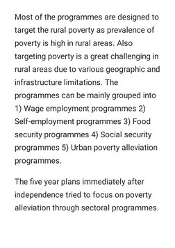 Overview of Poverty Alleviation in India | PDF | Poverty | Poverty ...
