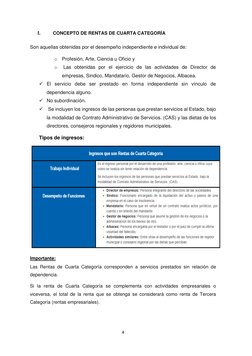Renta de Cuarta Categoría y su Impuesto | PDF | Impuesto sobre la renta ...