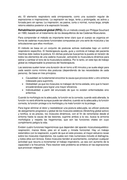etc. El elemento respiratorio está omnipresente, como una sucesión regular de 
espiraciones e inspiraciones. La espiración es