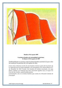 Isabel Yajaira Larrosa Arriciaga                                                                           2do Bachillerato “